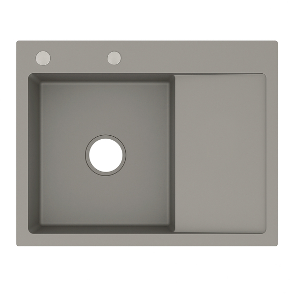 Мийка для кухні інтегрована VENTA Gray 630x500 BVM6350G