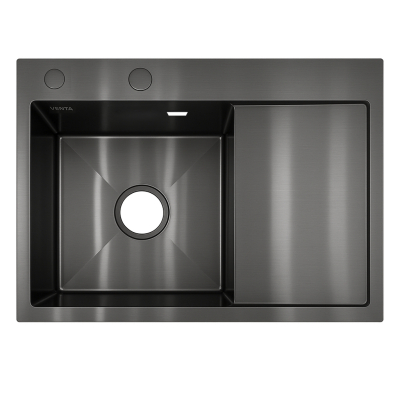 Мийка для кухні інтегрована VENTA Black 780x480 BVM7848B Мийка для кухні інтегрована VENTA Black 780x480 BVM7848B