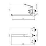 Змішувач для ванни VENTA BSP307DC