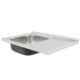 Мийка для кухні накладна VENTA Satin 500x800 VM8058LS