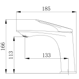 Змішувач для умивальника VENTA BF105MG