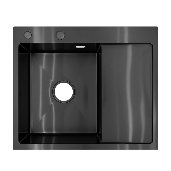 Мийка для кухні інтегрована VENTA Black 630x500 BVM6350B