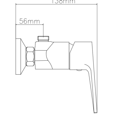Змішувачі для душу VENTA VP515NC