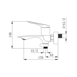 Смеситель для ванной VENTA BF305KC