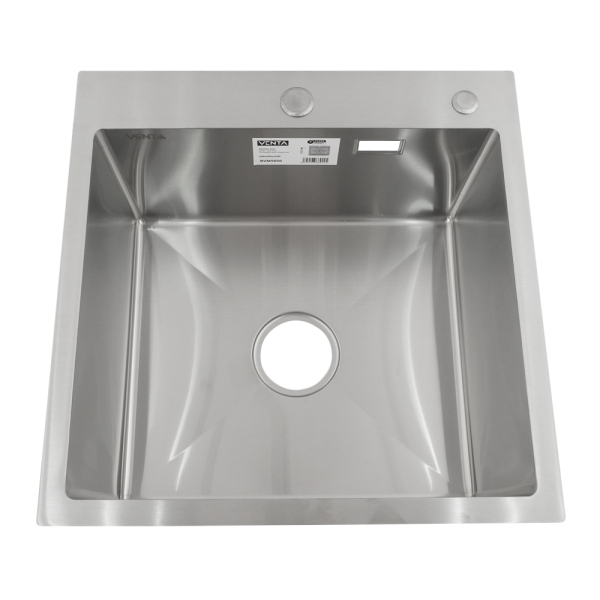 Мийка для кухні інтегрована VENTA Brushed 500x500 BVM5050