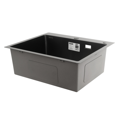 Мийка для кухні інтегрована VENTA Black 600x500 BVM6050B