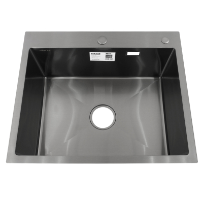 Мийка для кухні інтегрована VENTA Black 600x500 BVM6050B