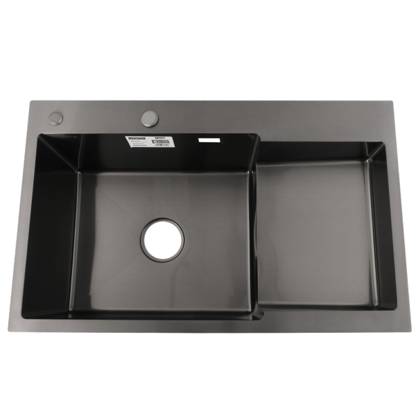 Мийка для кухні інтегрована VENTA Black 780x490 BVM7849B