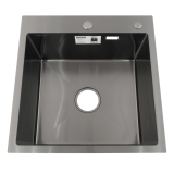 Мийка для кухні інтегрована VENTA Black 500x500 BVM5050B