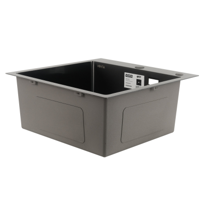 Мийка для кухні інтегрована VENTA Black 500x500 BVM5050B