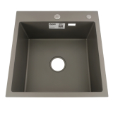 Мийка для кухні інтегрована VENTA Gray 500x500 BVM5050G Мийка для кухні інтегрована VENTA Gray 500x500 BVM5050G
