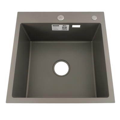 Мийка для кухні інтегрована VENTA Gray 500x500 BVM5050G Мийка для кухні інтегрована VENTA Gray 500x500 BVM5050G