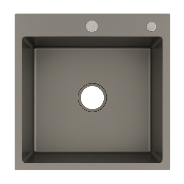 Мийка для кухні інтегрована VENTA Gray 500x500 BVM5050G Мийка для кухні інтегрована VENTA Gray 500x500 BVM5050G