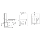 Унітаз-компакт VENTA SAPPO Rimless + сидіння SoftClose