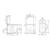 Унітаз-компакт VENTA Edge FR Rimless + сидіння SoftClose Унітаз-компакт VENTA Edge FR Rimless + сидіння SoftClose