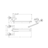Змішувач для ванни VENTA VC302DS
