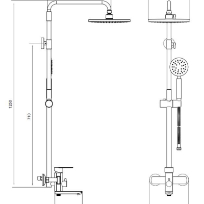 Душова система VENTA VL613KS Душова система VENTA VL613KS