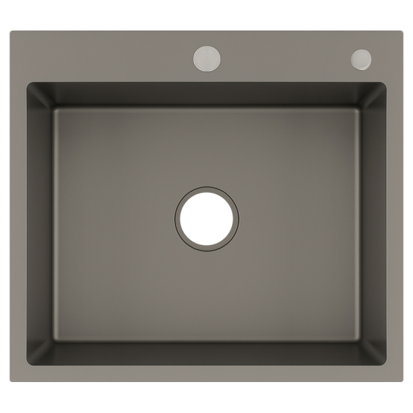 Мийка для кухні інтегрована VENTA Gray 600x500 BVM6050G