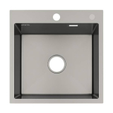 Мийка для кухні інтегрована VENTA Black 600x500 BVM6050B