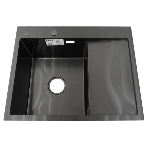 Мийка для кухні інтегрована VENTA Black 630x500 BVM6350B