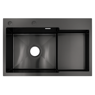 Мийка для кухні інтегрована VENTA Black 780x490 BVM7849B Мийка для кухні інтегрована VENTA Black 780x490 BVM7849B