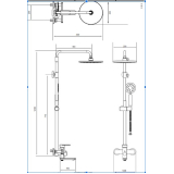 Змішувач для ванни VENTA VL362KS