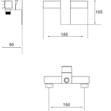 Смеситель для душа VENTA VC513NS